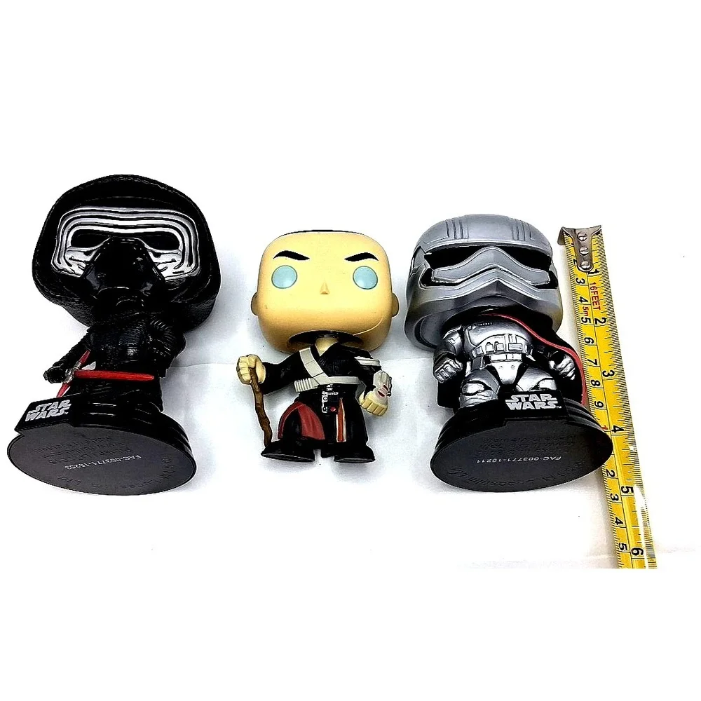 Funko Pop! Star Wars #60 Kylo Ren Captain Phasma #65 Chirrut Imwe #140 Loose Lot